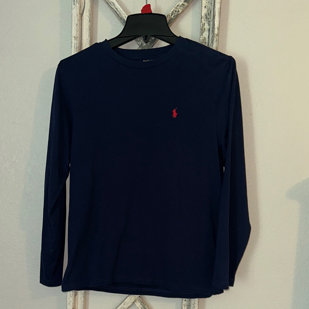Polo by Ralph Lauren Blue Crew Neck Shirt